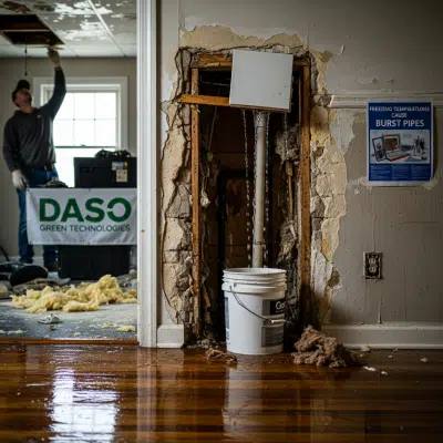 Read more about the article Freezing Weather, Frozen Pipes, and Water Damage: A Professional Restoration Guide