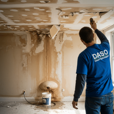 Read more about the article Ceiling Water Damage: When Drying Isn’t Enough