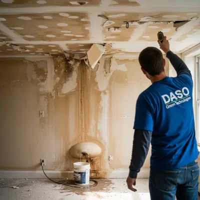 Read more about the article Ceiling Water Damage: When Drying Isn’t Enough