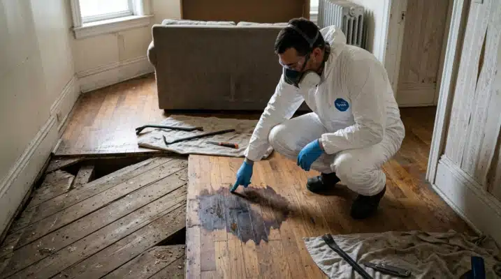 Read more about the article The Silent Threat Below the Surface: Why Unattended Death Scenes Demand Specialized Biohazard Cleanup in NYC Brownstones