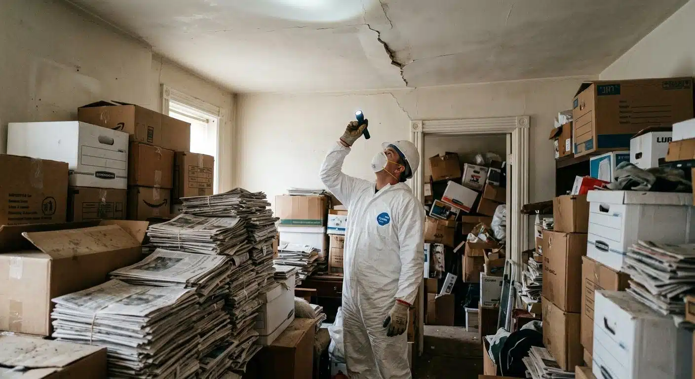 Read more about the article Beyond the Clutter: Unmasking Hidden Fire Traps and Structural Strain in NYC’s Hoarded Brownstones and Pre-War Apartments