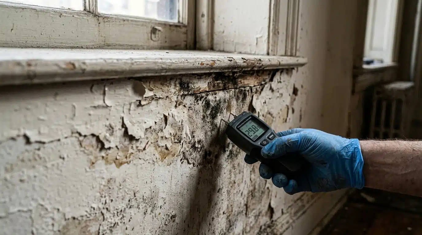 Read more about the article The Invisible Wetness: How Condensation Creates Hidden Mold Havens in Your NYC Brownstone’s Walls